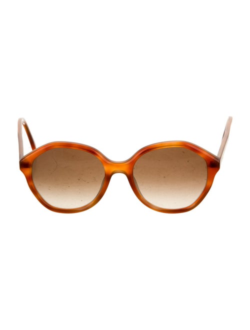 Celine Round Mirrored Sunglasses