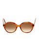 Celine Round Mirrored Sunglasses