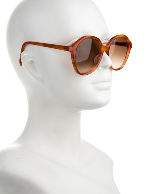 Celine Round Mirrored Sunglasses