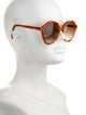 Celine Round Mirrored Sunglasses