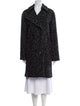 Celine Wool Tweed Pattern Coat