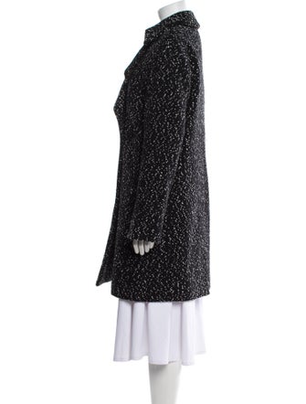 Celine Wool Tweed Pattern Coat