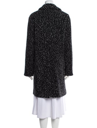 Celine Wool Tweed Pattern Coat