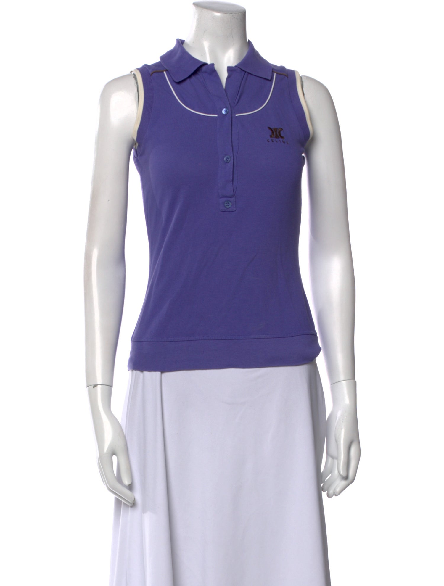 Celine Mock Neck Sleeveless Top