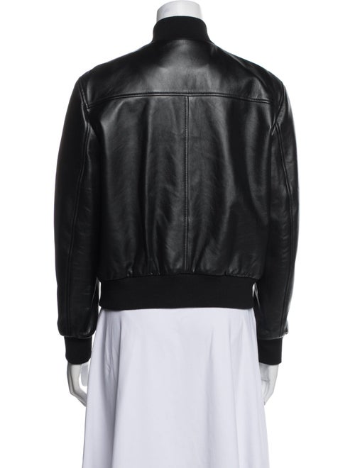 Celine Leather Bomber Jacket