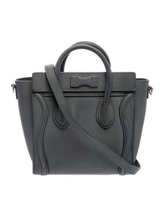 Celine Leather Luggage Nano