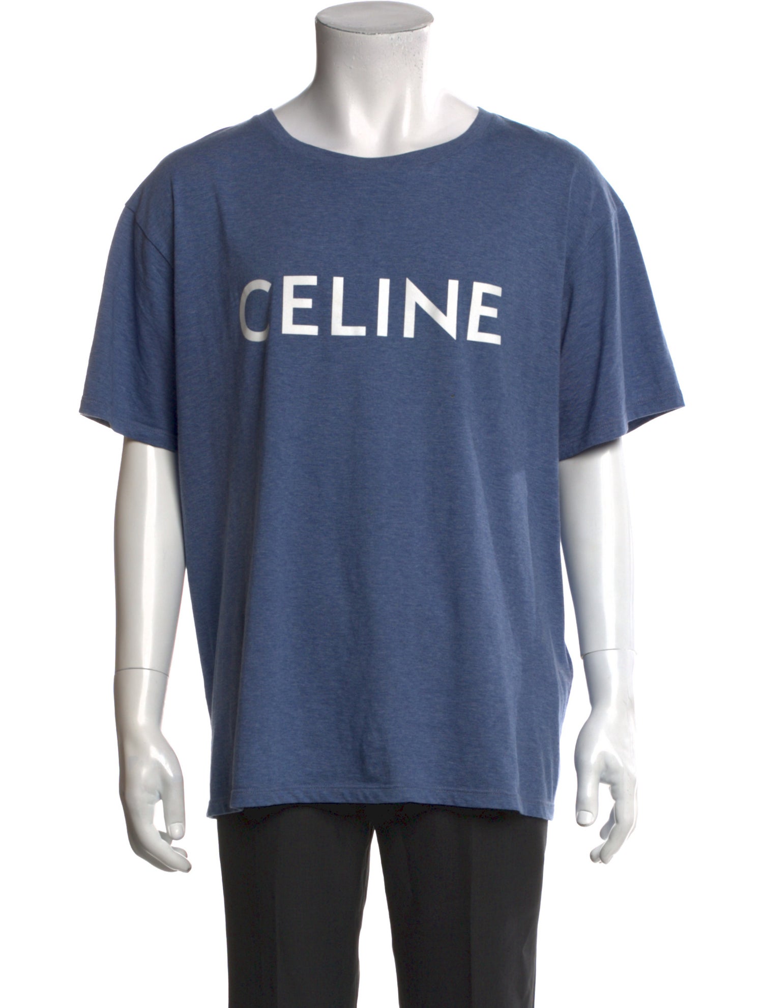 Celine Graphic Print Crew Neck T-Shirt