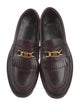 Celine Patent Leather Fringe Trim Accent Loafers