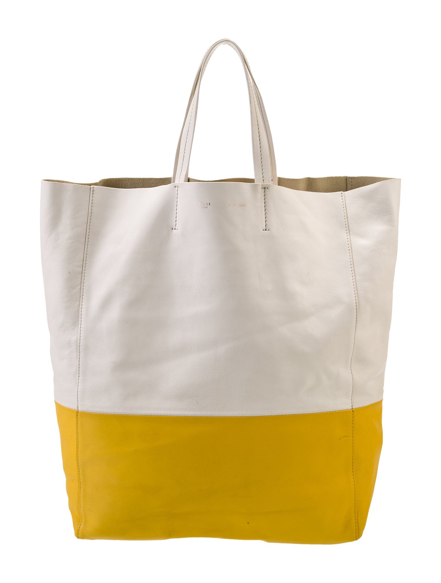 Celine Leather Vertical Cabas