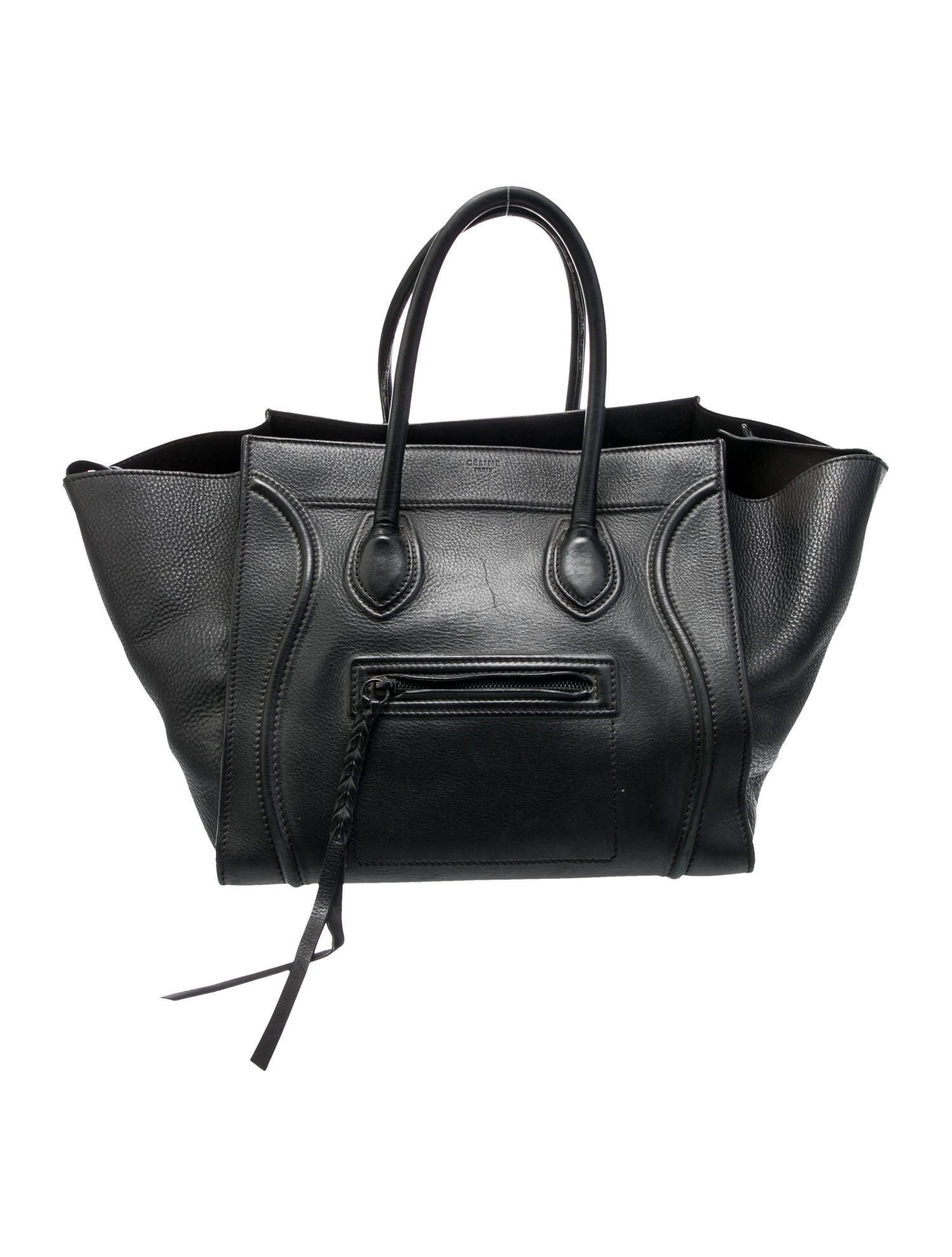 Celine Leather Luggage Phantom Medium