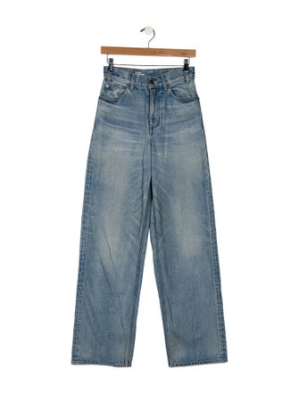 Celine High-Rise Wide Leg Jeans