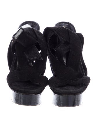 Celine Suede Sandals