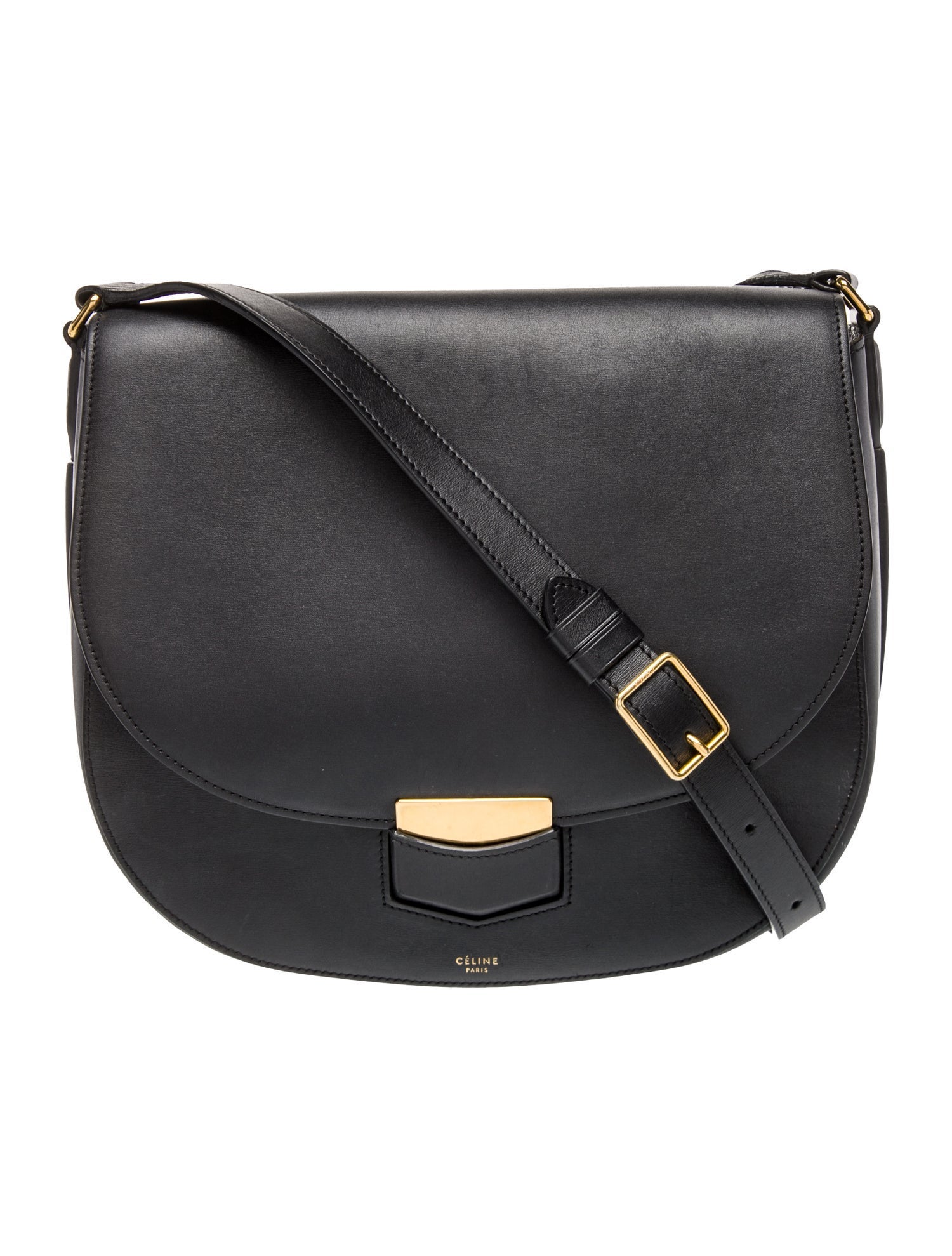 Celine Leather Trotteur Medium