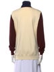 Celine Wool Colorblock Pattern Sweater