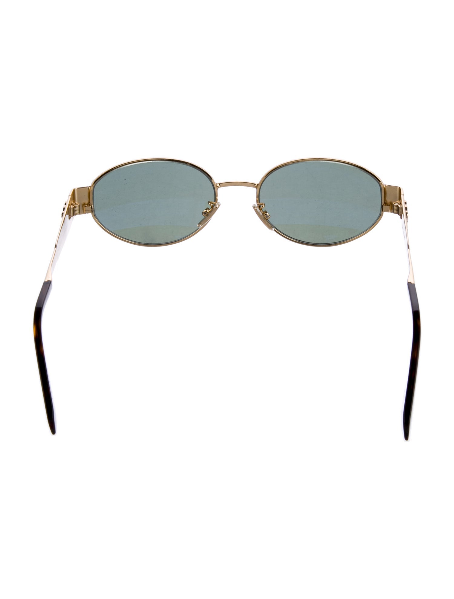 Celine Round Mirrored Sunglasses