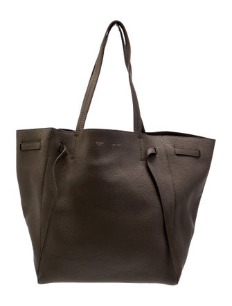 Celine Leather Cabas Phantom w/Belt Small