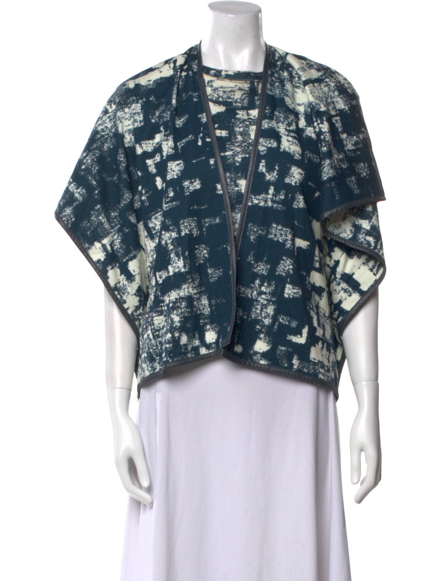 Celine Printed Square Neckline Blouse