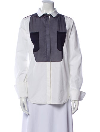 Celine Long Sleeve Button-Up Top