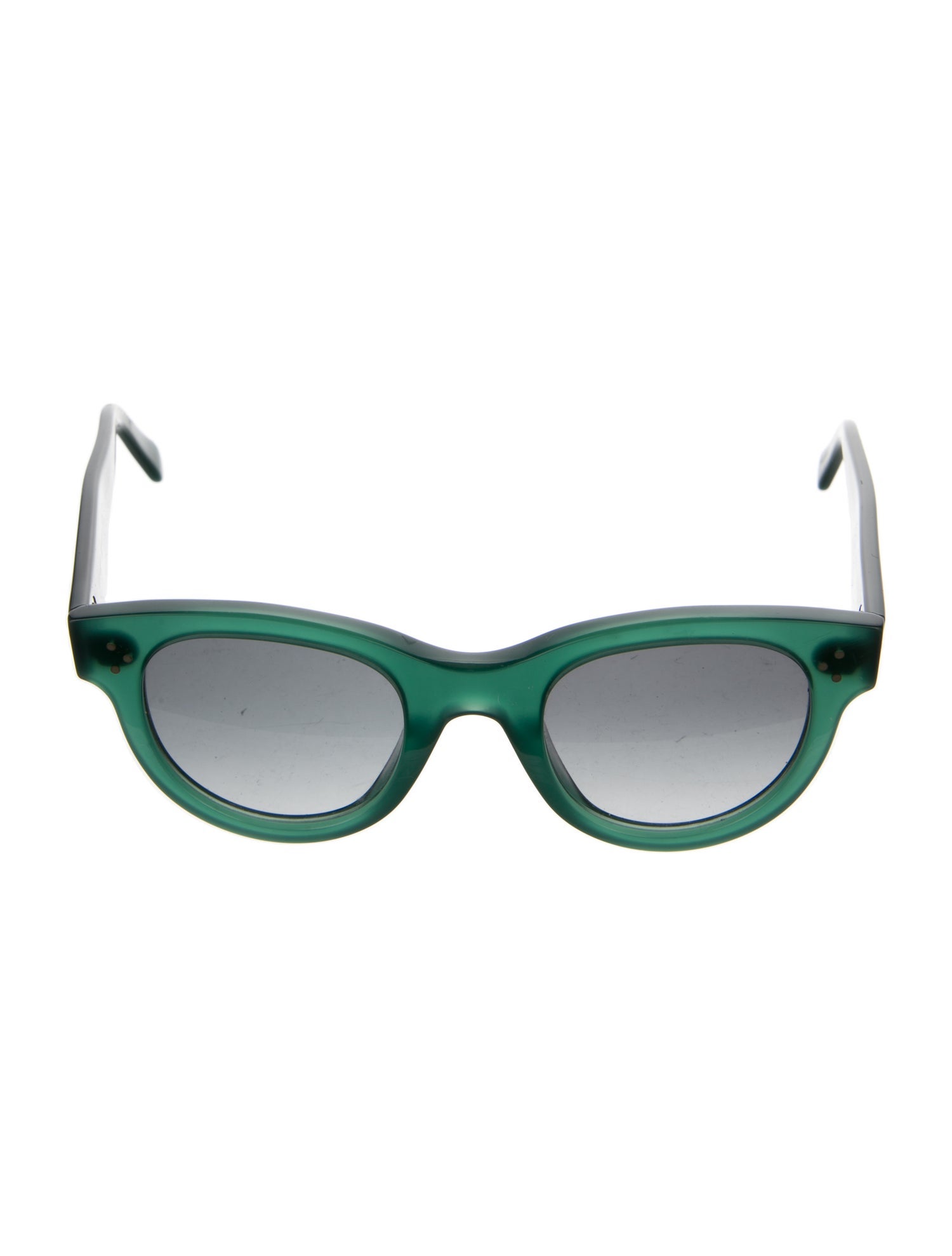 Celine Round Gradient Sunglasses