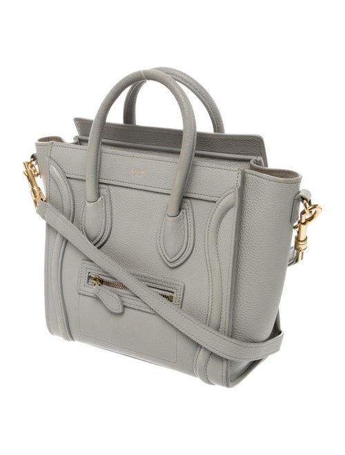 Celine Leather Luggage Nano