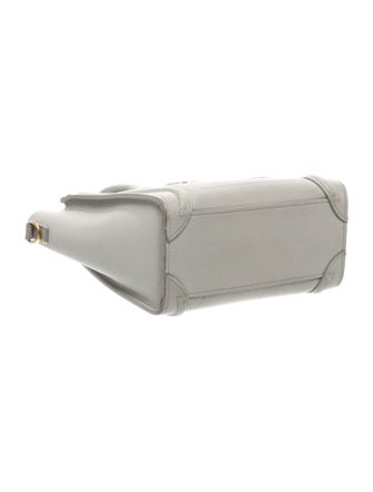 Celine Leather Luggage Nano