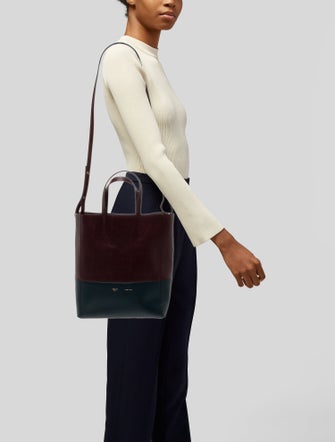 Celine Leather Vertical Cabas Small