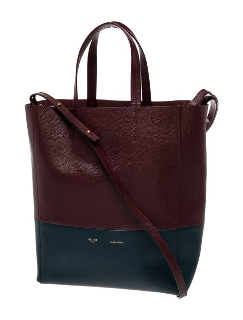 Celine Leather Vertical Cabas Small