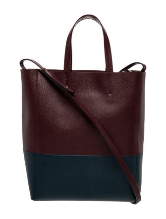 Celine Leather Vertical Cabas Small