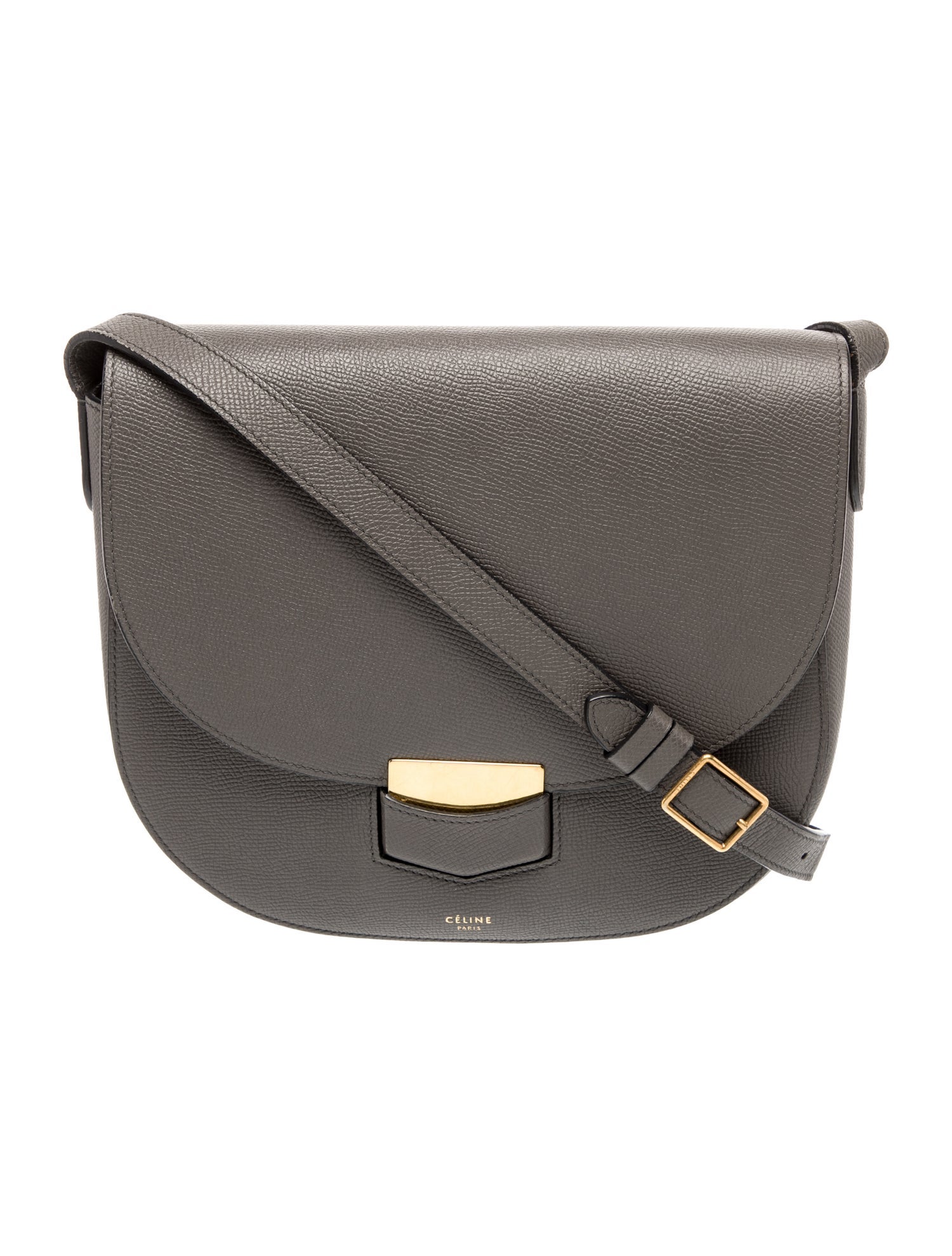 Celine Leather Trotteur Medium