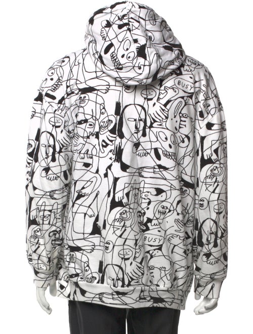 Celine Graphic Print Crew Neck Hoodie