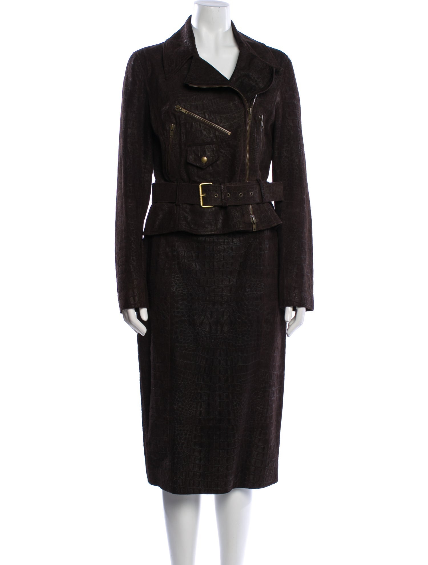 Celine Vintage Late 1990's - Early 2000's Skirt Set