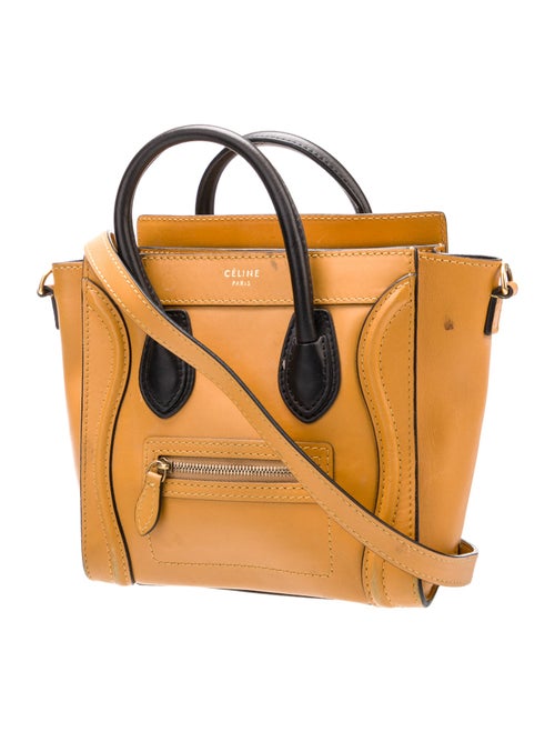 Celine Leather Luggage Nano