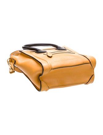 Celine Leather Luggage Nano