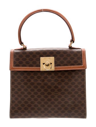 Celine Macadam Top Handle Bag Vintage