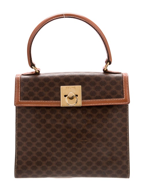 Celine Macadam Top Handle Bag Vintage