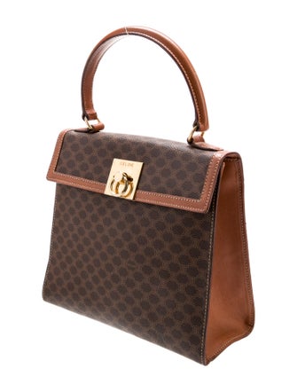 Celine Macadam Top Handle Bag Vintage