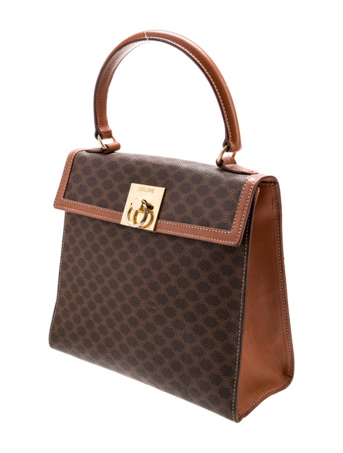 Celine Macadam Top Handle Bag Vintage
