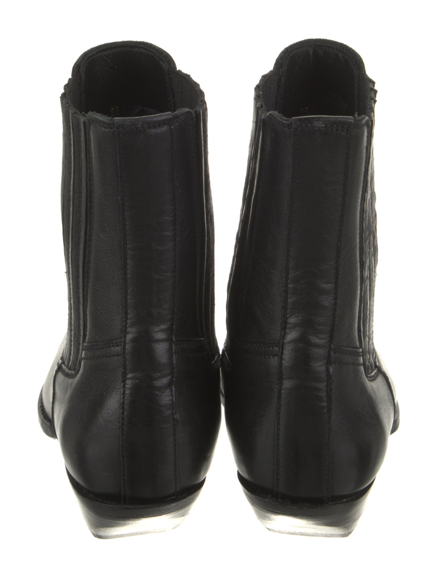 Celine Leather Chelsea Boots