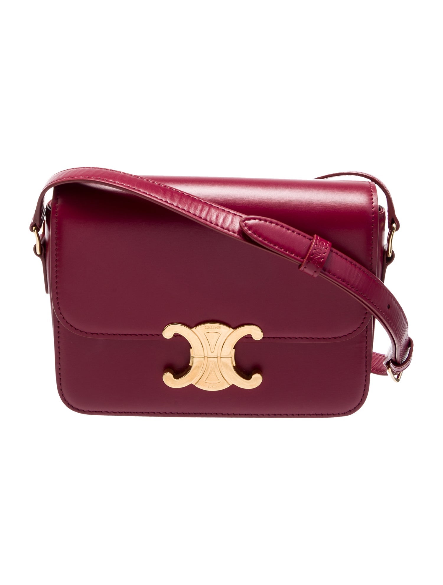 Celine Leather Triomphe Teen