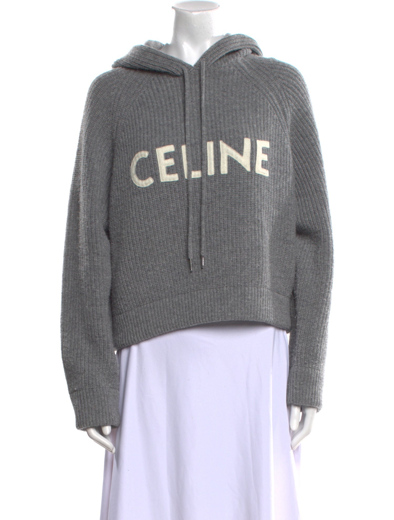 Celine Wool Graphic Print Sweatshirt