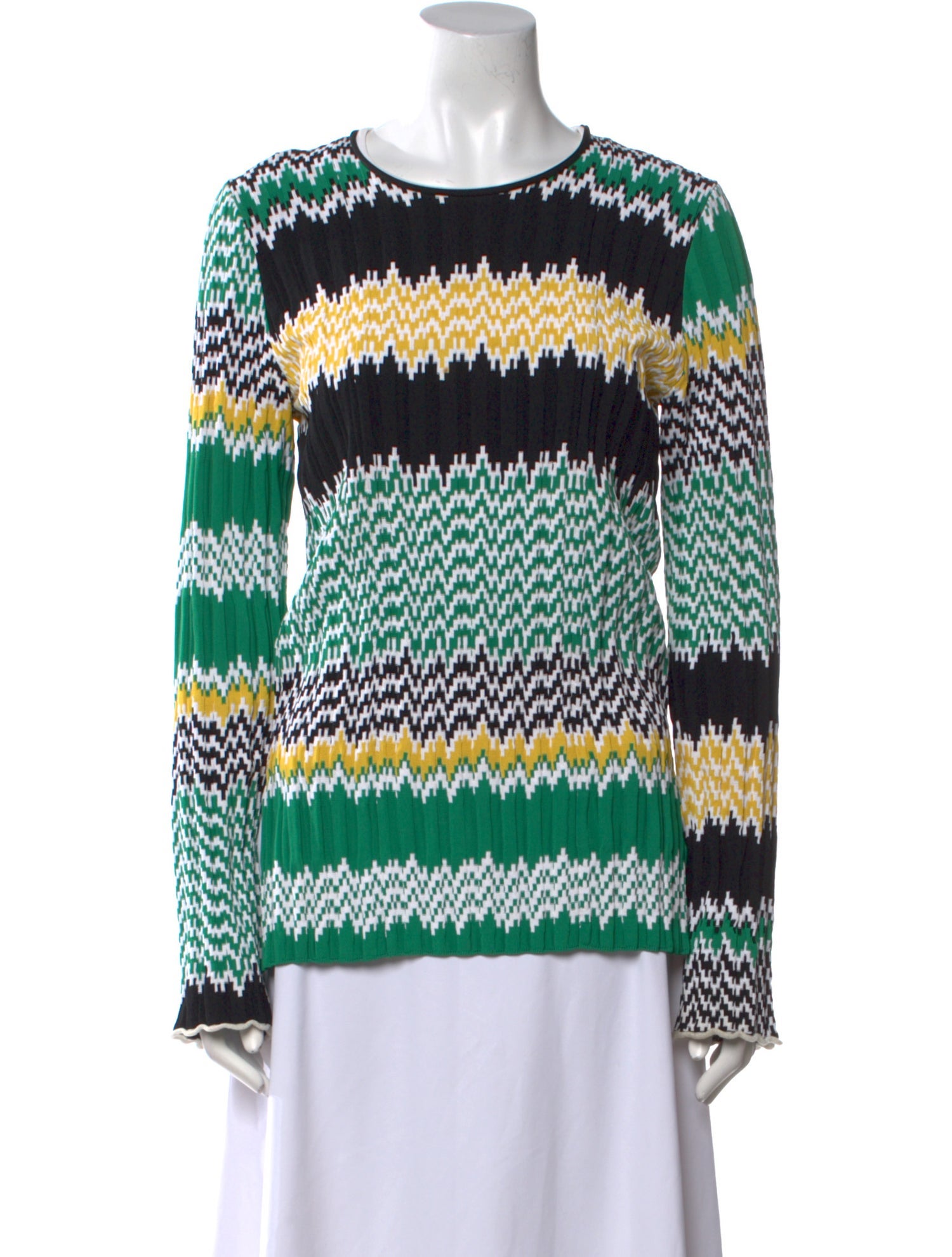 Celine Scoop Neck Printed Sweatshirt