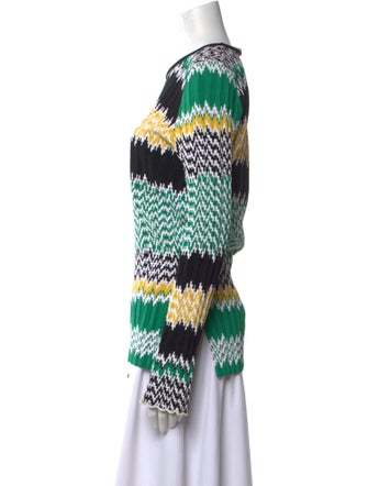 Celine Scoop Neck Printed Sweatshirt