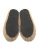 Celine Shearling Embroidered Accent Slides