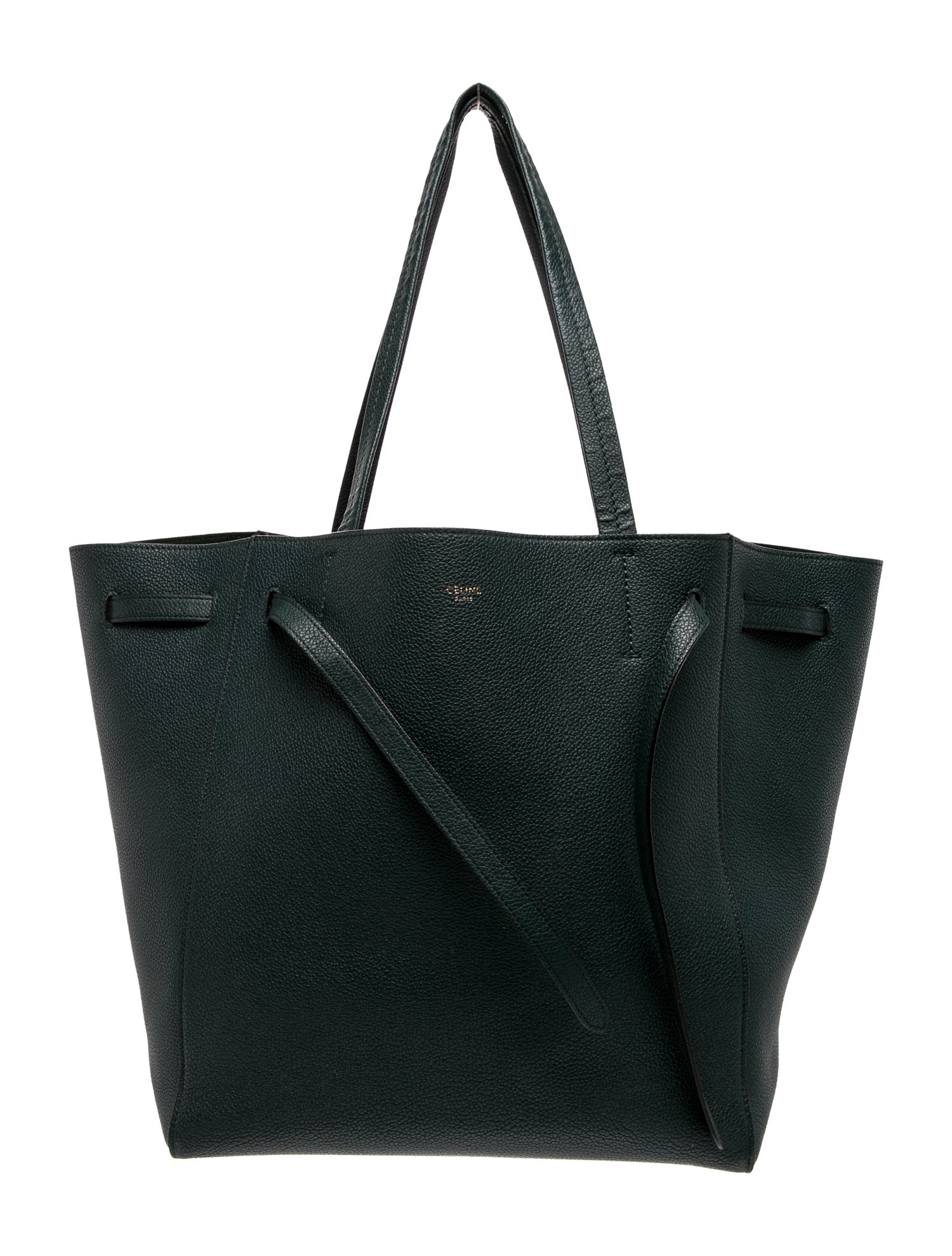 Celine Leather Cabas Phantom w/Belt Medium