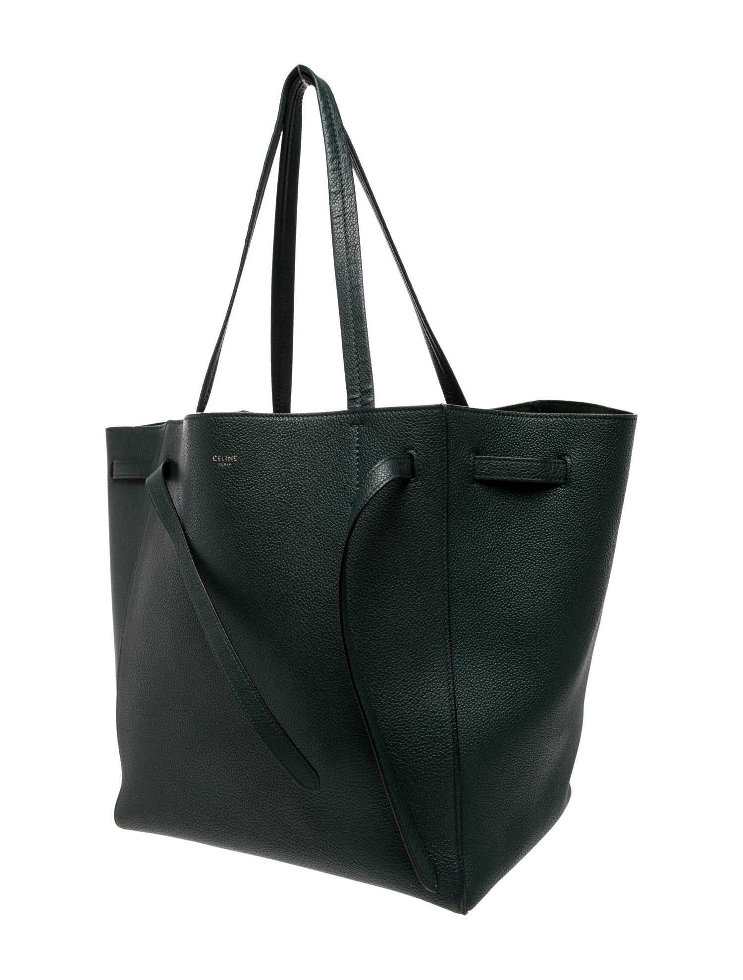 Celine Leather Cabas Phantom w/Belt Medium