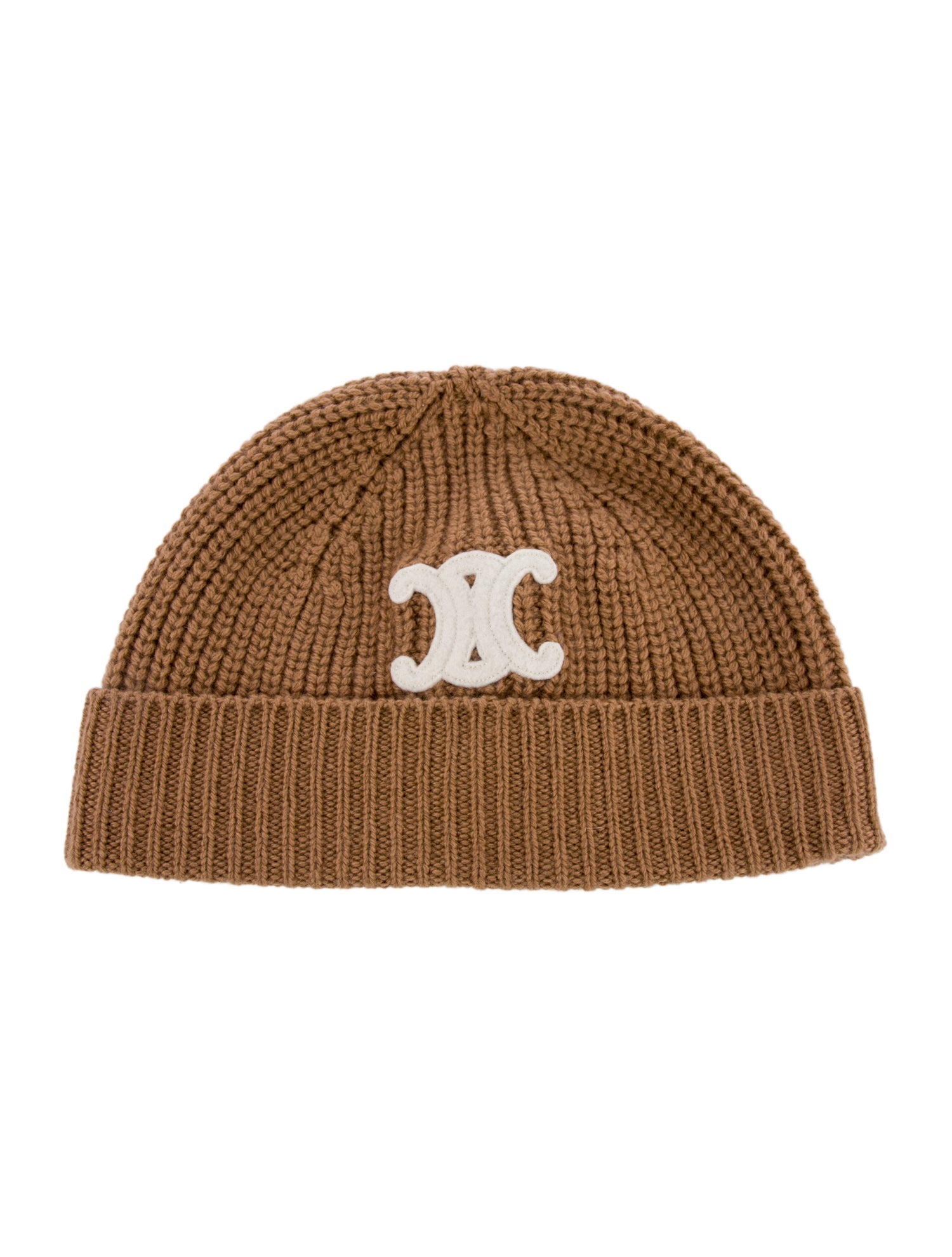 Celine Cashmere Triomphe Beanie w/Tags