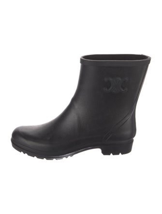 Celine Leather Rain Boots