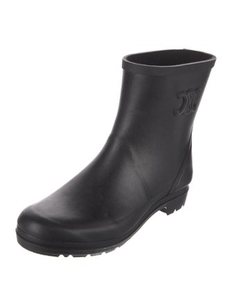 Celine Leather Rain Boots