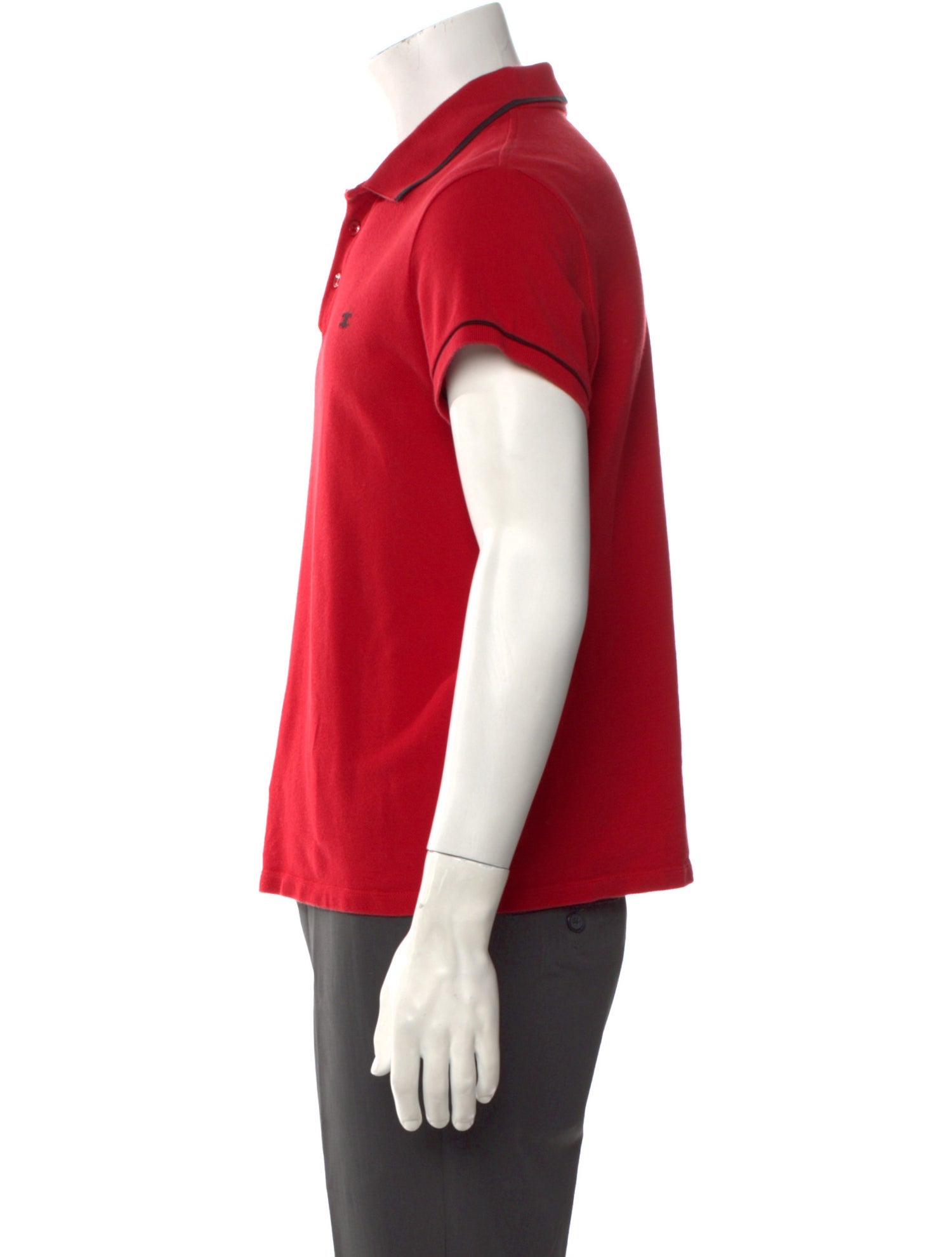 Celine Triomphe Collar Polo Shirt