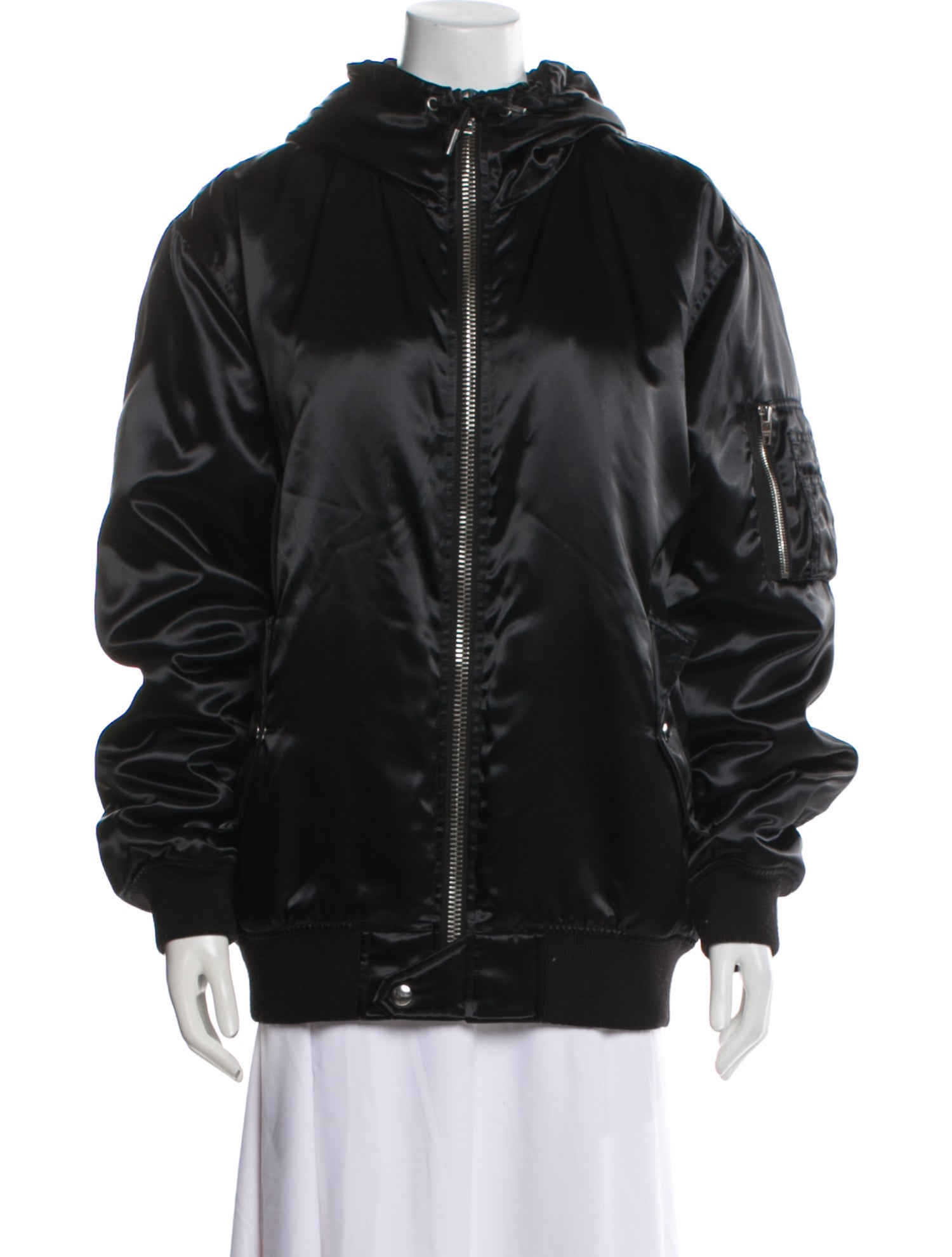 Celine 2023 Logo Hooded Puffer Coat